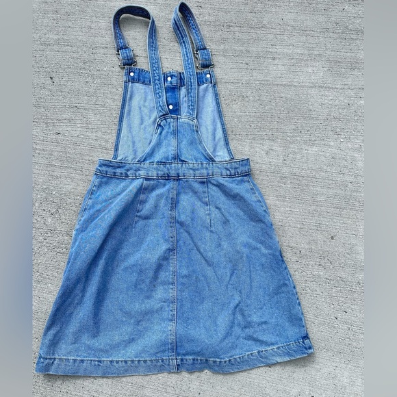 Denim Overall Dress - Picture 3 of 4